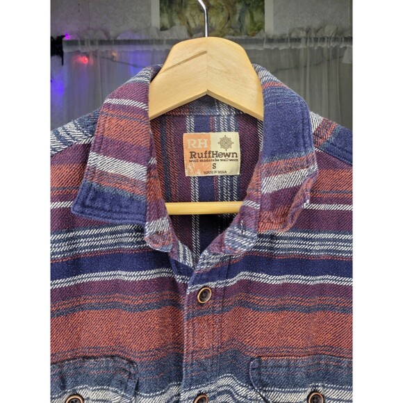 Ruff Hewn women's small button up flannel - Picture 4 of 7